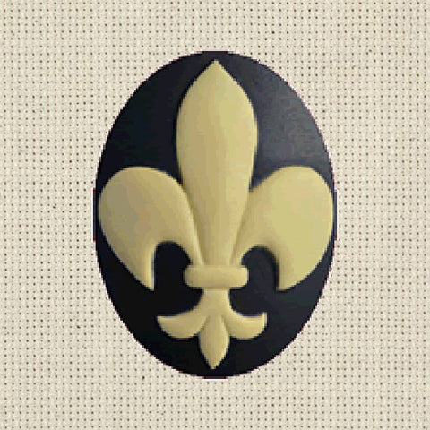 FLEUR De LIS NEEDLE MINDER By Kelmscott Designs