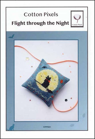 Flight Through The Night by Cotton Pixels Counted Cross Stitch Pattern