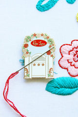 Rose Lane Garden Gate Needle Minder by Flamingo Toes
