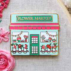 Flower Market Main Street Needle Minder by Flamingo Toes