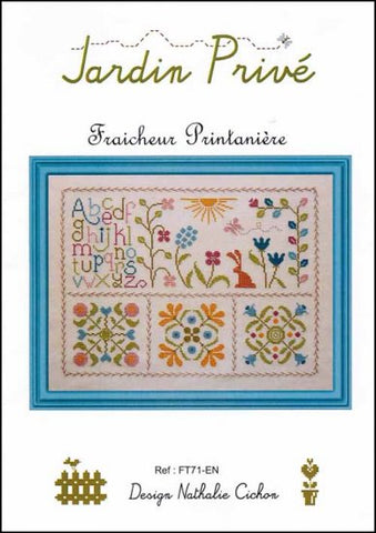 Fraicheur Printaniere By Jardin Prive Counted Cross Stitch Pattern