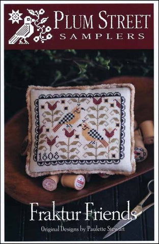 Fraktur Friends by Plum Street Samplers Counted Cross Stitch Pattern