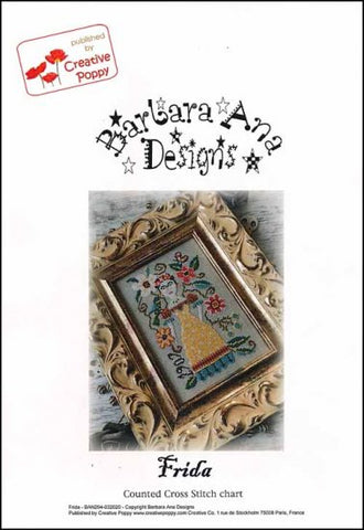 FRIDA by Barbara Ana Designs Counted Cross Stitch Pattern