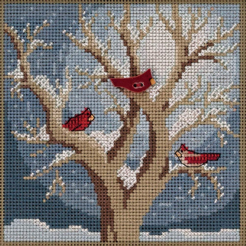 Frosty Morning Mill Hill Buttons & Beads Counted Cross Stitch Kit 5