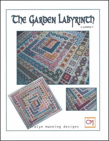 SUMMER Garden Labrynth Cross Stitch Smalls by CM DESIGN Counted Cross Stitch Pattern