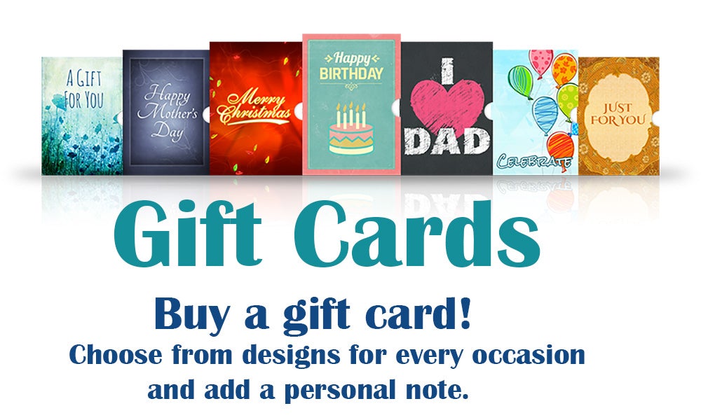 Gift cards for every occasion