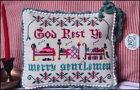 God Rest Ye Merry Gentlemen By Lindy Stitches Counted Cross Stitch Pattern