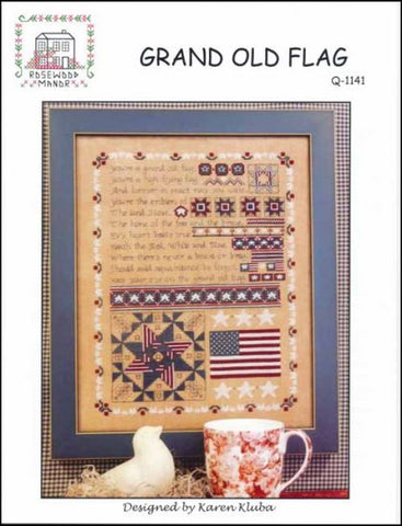 Grand Old Flag by Rosewood Manor Counted Cross Stitch Pattern
