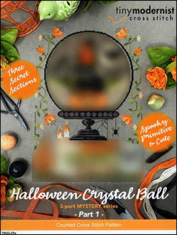 Halloween Crystal Ball Part 1 By The Tiny Modernist Counted Cross Stitch Pattern