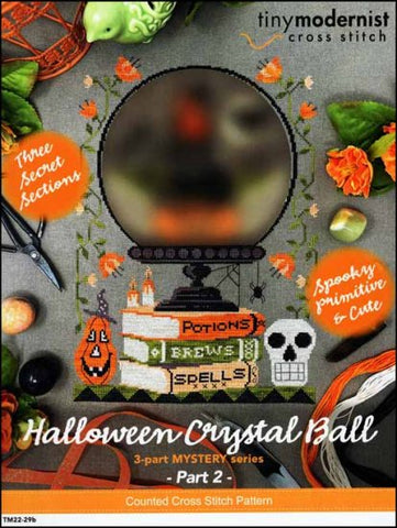 Halloween Crystal Ball Part 2 By The Tiny Modernist Counted Cross Stitch Pattern