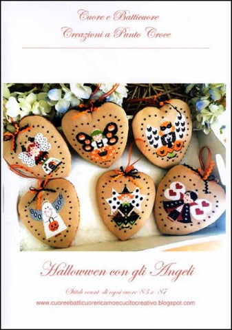 Halloween con gli Angeli by Cuore e Batticuore Counted Cross Stitch Pattern