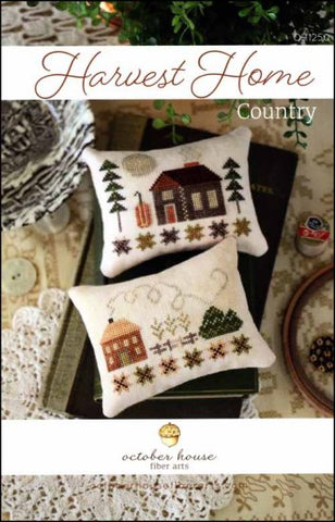 Harvest Home Country by October House Counted Cross Stitch Pattern