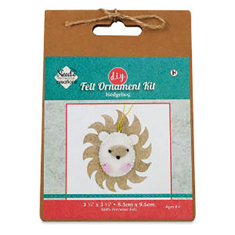 Needle Creations Felt Ornament Kit - Hedgehog