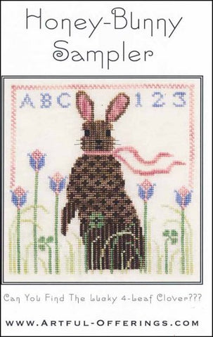 Honey Bunny Sampler by Artful Offerings Counted Cross Stitch Pattern
