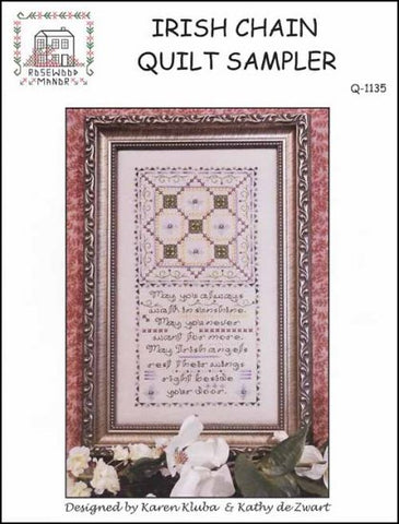 Irish Chain Quilt Sampler  by Rosewood Manor Counted Cross Stitch Pattern