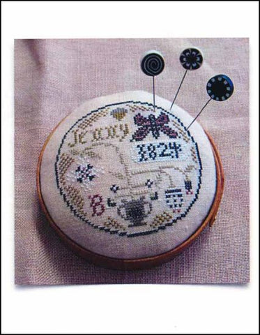 Jenny Bean's Pin Tuffet By Shakespeare's Peddler Counted Cross Stitch Pattern