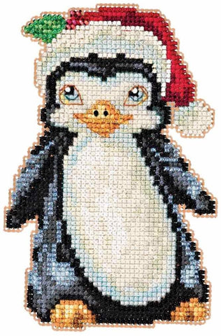 Penguin by Jim Shore Counted Cross Stitch Kit -Mill Hill