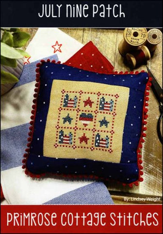 July Nine Patch by Primrose Cottage Stitches Counted Cross Stitch Pattern