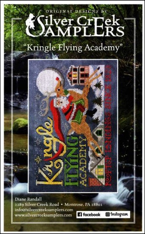 Kringle Flying Academy by Silver Creek Samplers Counted Cross Stitch Pattern