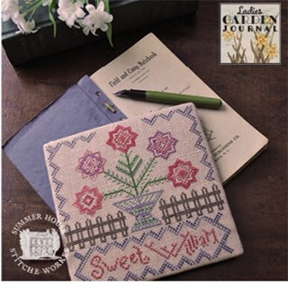 Ladies Garden Journal 1: Sweet William By Summer House Stitche Workes Counted Cross Stitch Pattern