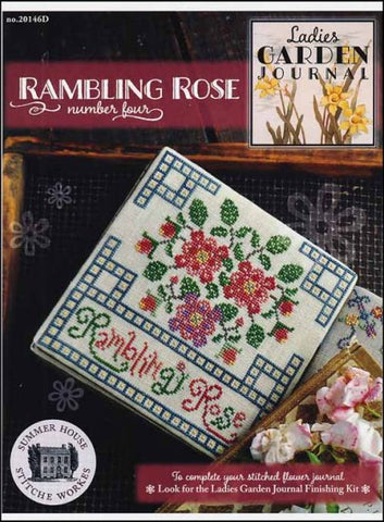 Ladies Garden Journal 4: Rambling Rose By Summer House Stitche Workes Counted Cross Stitch Pattern