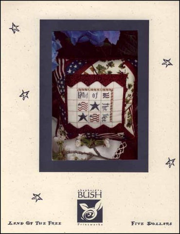Land Of The Free By Shepherd's Bush Printworks Counted Cross Stitch Pattern
