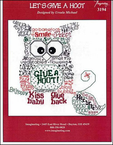 Let's Give A Hoot by Imaginating Counted Cross Stitch Pattern