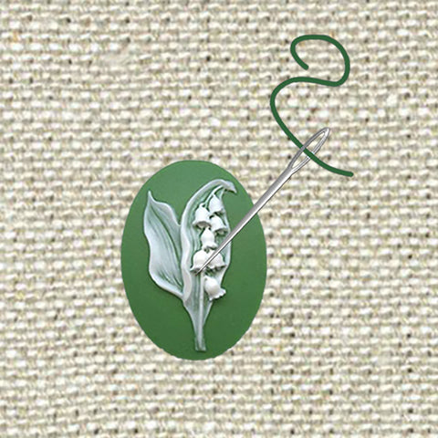 Lily of the Valley NEEDLE MINDER By Kelmscott Designs