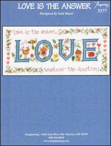Love is the Answer by Imaginating Counted Cross Stitch Pattern