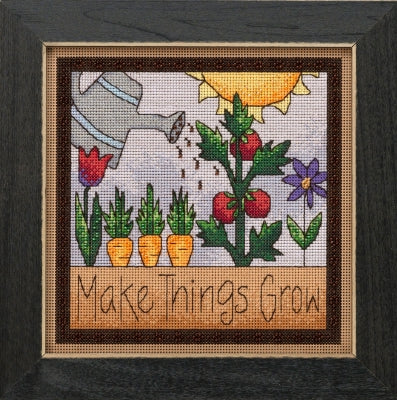 Make Things Grow by Sticks - Beaded Counted Cross Stitch Kit