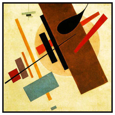 Geometric Supremicism by Artist Kazimir Malevich Counted Cross Stitch Pattern