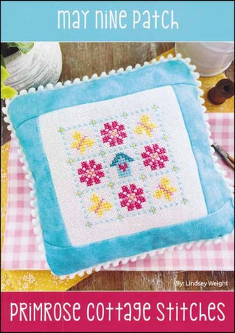 May Nine Patch by Primrose Cottage Stitches Counted Cross Stitch Pattern