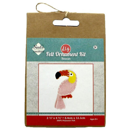 Needle Creations Felt Ornament Kit -Toucan