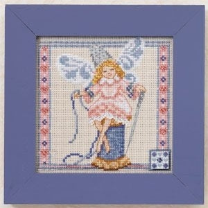 Jim Shore The Needlework Fairy Beaded Counted Cross Stitch Kit Mill Hill