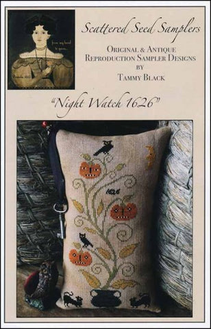 Night  Watch 1626  by Scattered Seed Samplers Counted Cross Stitch Pattern