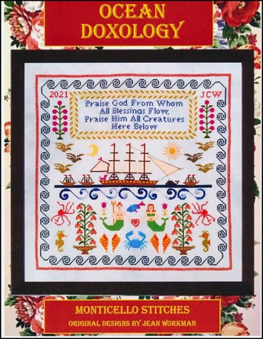 Ocean Doxology by  Monticello Stitches Counted Cross Stitch Pattern