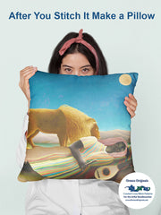 The Sleeping Gypsy  by Henri Rousseau Counted Cross Stitch Pattern