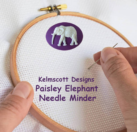 Elephant NEEDLE MINDER By Kelmscott Designs