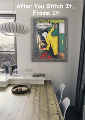 Novita Signora Advertisement Art Leonetto Cappiello Counted Cross Stitch Pattern
