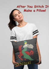Leonetto Cappiello Coffee Poster Counted Cross Stitch Pattern