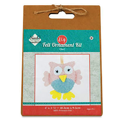 Needle Creations Felt Ornament Kit -Owl