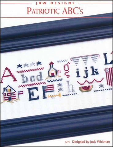 Patriotic ABC's by JBW Designs Counted Cross Stitch Pattern