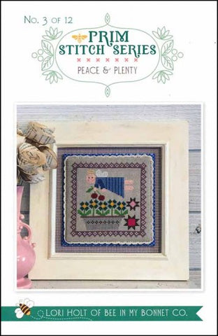 Prim Stitch Series Pattern 3: Peace and Plenty by it's Sew Emma Stitchery Counted Cross Stitch Pattern