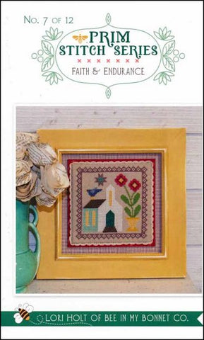 Prim Stitch Series Pattern 7: Faith & Endurance by it's Sew Emma Stitchery Counted Cross Stitch Pattern