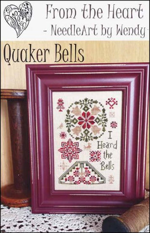 Quaker Bells by From The Heart NeedleArt by Wendy Counted Cross Stitch Pattern