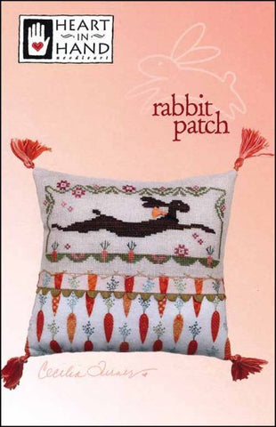 Rabbit Patch by Heart  in Hand Counted Cross Stitch Pattern
