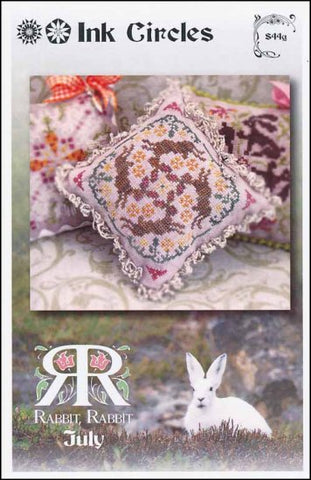 Rabbit Rabbit July by Ink Circles Counted Cross Stitch Pattern
