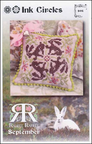 Rabbit Rabbit September by Ink Circles Counted Cross Stitch Pattern