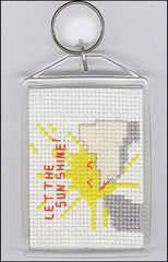 Stitchable Rectangular Keychain, Floss Tag, or Ornament Tag