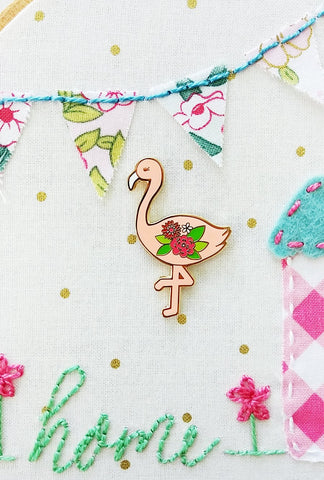 Flossie the Flamingo Needle Minder by Flamingo Toes